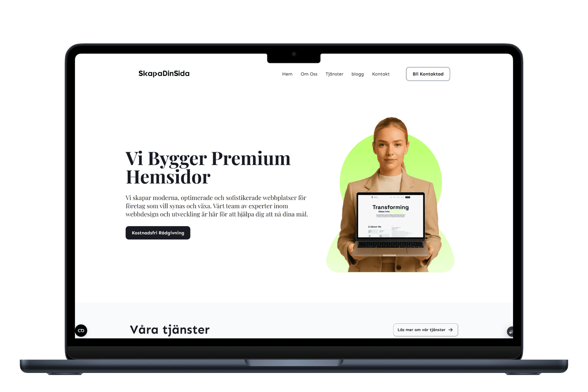 Skapadinsida Web Agency